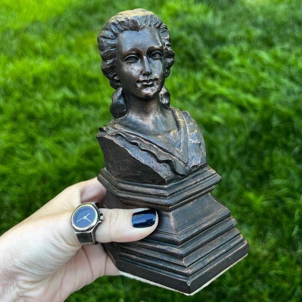 Russian Empress Catherine The Great Bust Statue Shelf Art Sculpture Zodax 7"
